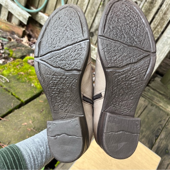 Miz Mooz Swish Leather Ankle Boots In Pebble Sz 40(9-9.5) - Picture 7 of 16